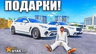 КУПИЛ ПОДАРКИ ДЛЯ ОРГАНИЗАЦИИ! INFINITI FX50S GTA 5 PR SUNRISE