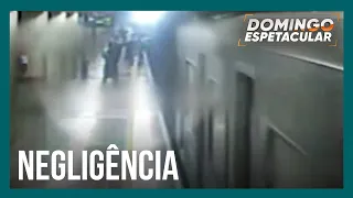 SP: Mulher cega não é acompanhada e cai nos trilhos do metrô