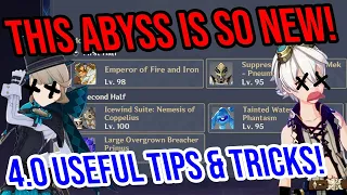 4.0 Abyss 12 is FRESH and NEW! Tips, Tricks & Speedrun! Genshin Impact