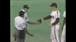 Chicago Cubs vs Philadelphia Phillies (8-10-1987) "Gross Misconduct"