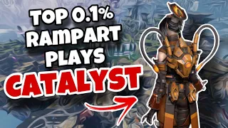 Catalyst But After 1000 Hours Of Rampart | Suns Up Skin Gameplay