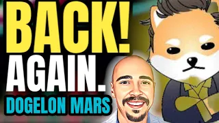 DOGELON MARS BACK UP AND GAINING ATTENTION! (ELON TOKEN)