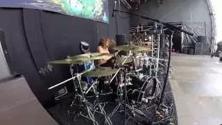 Havok - Covering Fire Live Drumcam @ Party San Metal 2014