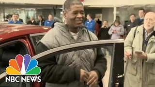 Detroit Man Who Walks 21 Miles Gets New Car | NBC News