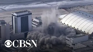 Former Trump Plaza Hotel and Casino in Atlantic City demolished