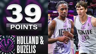 Ron Holland (23 PTS) & Matas Buzelis (16 PTS) Lead G League Ignite Over Perth Wildcats! 👀