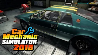 FREE ENGINE OVERHAUL & UPGRADE For This Lotus Esprit S1 - Car Mechanic Simulator 2018