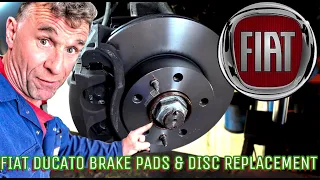FIAT DUCATO Brake Pads & Discs Replacement Motorhome Van Campervan