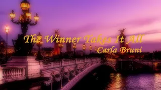 The Winner Takes It All(lyrics) - Carla Bruni │카를라 브루니 , 가사