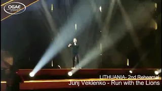 LITHUANIA 2019 - Jurij Veklenko  - Run with the Lions - 2nd Rehearsal