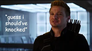 hawkeye saying iconic things for 2 minutes straight