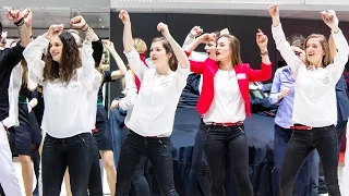 THE GIRLS OF THE GENEVA MOTOR SHOW 2015 - FLASH MOB AND DANCE HQ