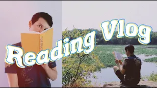 book shopping, reading, book mail, & more! | reading vlog