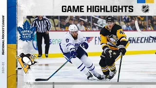 Maple Leafs @ Penguins 10/23/21 | NHL Highlights