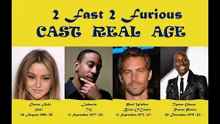 2 Fast 2 Furious Cast Age