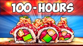 Cooking 100 Hours Sushi Rolls by VANZAI COOKING