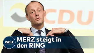 CDU-MACHTKAMPF: Friedrich Merz bewirbt sich offiziell für Parteivorsitz