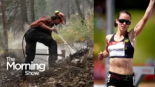 BC Wildfires: Canadian Olympian thanks firefighters for saving her home in Kelowna