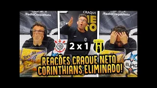 REAÇÕES CRAQUE NETO CORINTHIANS ELIMINADO DA LIBERTADORES 2020 PELO GUARANÍ DO PARAGUAI!