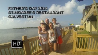 Galveston -Time Lapse on Port Bolivar - Stingaree's Restaurant Deck