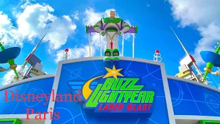 Buzz Lightyear Laser Blast Full POV at Disneyland Paris