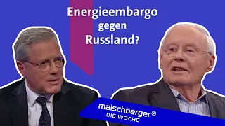 Oskar Lafontaine und Norbert Röttgen im Gespräch | maischberger. die woche