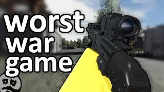 the WORST "realistic" war game on roblox...