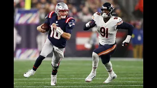 Mac Jones - 24 yards rushing - New England Patriots vs Chicago Bears - NFL Week 7 2022