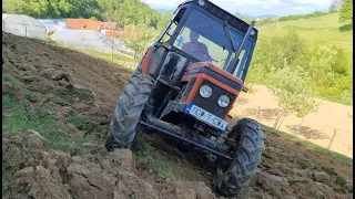 Zetor 6245 - Rizično frezanje u strani #extreme