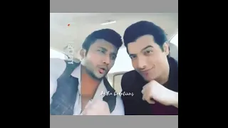 Sharad Malhotra and Zuber k khan Tiktok video 😂❤️ | Kasam tere pyaar ki | Rishi and Manpreet fun 🤪