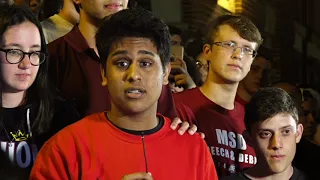 Marjory Stoneman Douglas High School Students Arrive in Tallahassee