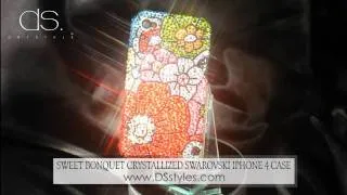 Sweet Bonquet Crystallized Swarovski iPhone 4 Case  from dsstyles.com