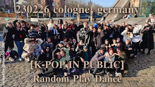 [KPOP IN PUBLIC] - 230226 | COUPLE OUTFIT | Random Play Dance "랜덤플레이댄스" in Cologne, Germany 🇩🇪