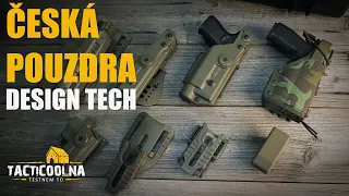 Vychytaná pistolová pouzdra Design Tech české výroby (pistol holster)