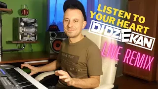 ROXETTE - LISTEN TO YOUR HEART (DJ DZIEKAN REMIX) | DJ DZIEKAN RETRO LIVE MIX | COVER KEYBOARD REMIX