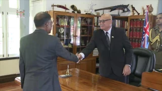 Fijian President officiates the Swearing In Ceremony for 3 Judicial Officers.