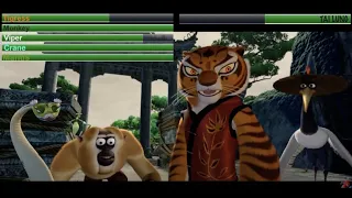 Furious Five Vs Tai Lung With Healthbars