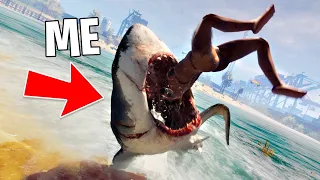 PLAY AS A KILLER SHARK!! (Maneater, Part 1)