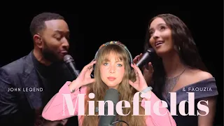 Faouzia & John Legend perform Minefields REACTION & vocal analysis