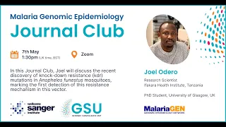 Malaria Genomic Epidemiology Journal Club - Joel Odero