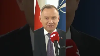 ANDRZEJ DUDA - UKRAINA powinna PRZEPROSIĆ za WOŁYŃ? #shorts