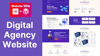 How To Make A Digital Marketing Agency Website In 2024 | WordPress And Elementor For Beginners