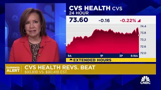 CVS beats estimates, but cuts full-year profit outlook on higher medical costs