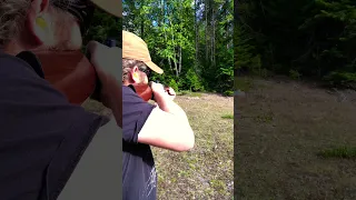 ✅out😳lifting cans into the air with Winchester model 94-22 mag caliber #youtubeshorts