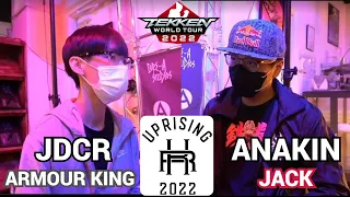 JDCR vs ANAKIN | POOLS | UPRISING KOREA 2022 | TEKKEN 7 | #uprisingkorea2022