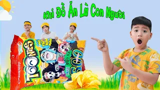 Khi Đồ Ăn Biến Thành Con Người ♥ Min Min TV Minh Khoa