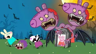 ペッパピッグ | Peppa Pig Japanese | THE RETURN OF THE TWO HEADED ZOMBIE!!! ...PEPPA PIG THE SAD STORY