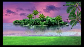 Background II Arrière plan II tropical island II Animation II  Gratuit II Free II No Copyright II