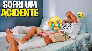 SOFRI UM ACIDENTE DE MOTO 😢