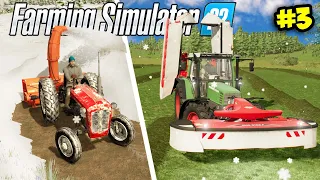 Start with $0 in winter on No Man's Land 🚜#3 - Farming Simulator 22